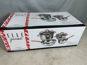 New 7 Pc Gourmet Cookware Set
