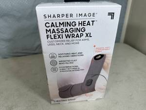 New Sharper Image Heated Massaging Flex Wrap