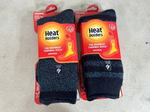 2 New Pairs Heat Holders Socks