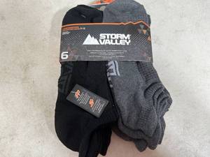 6 New Pairs of Storm Valley Sports Socks