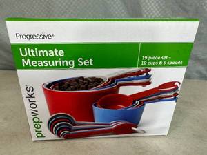 New 19 Piece Measuring Cup  Spoon Set