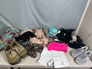 Assorted Scarves, Socks, Clothing, Shoes, Etc