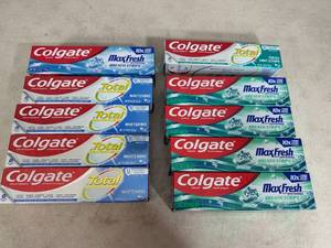 10 New Tubes of Colgate Toothpaste