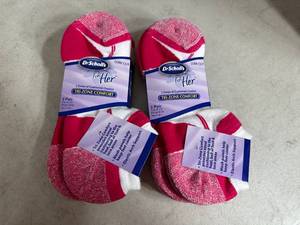 6 New Pairs Dr Scholls For Her Socks
