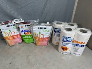 48 RV  Camper Tank Treatments and RV Toilet Paper