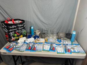 Large Lot of New Clorox Accessories, Dishes, Cups, and More