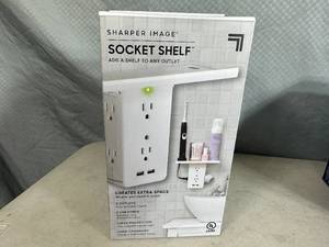 New Sharper Image Socket Shelf