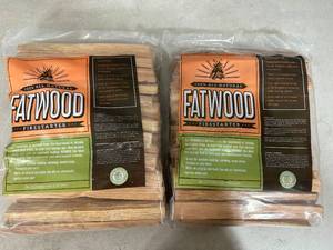 2 New Bags of Fatwood Firestarter Kindling