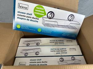 8 New Homz Suction Cup Shower Shelf
