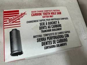New Milwaukee Carbide Tooth Hole Saw 3