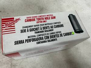 New Milwaukee Carbide Tooth Hole Saw 1 14