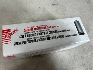 New Milwaukee Carbide Tooth Hole Saw 34