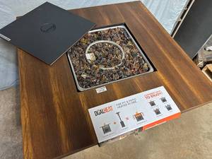 New DualHeat Technolog Gas Firepit and Infrared Patio Heater