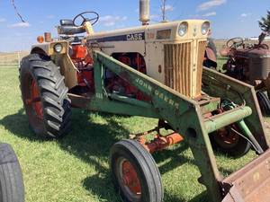 lot 2 image: 1966 Case 730 Comfort King with John Deere 46A Loader Attachment