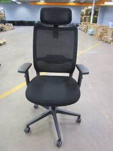 lot 3 image: NOXU Ergonomic Office Chair - Black Mesh