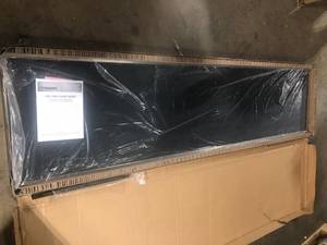 96 in. Stainless Steel Work Surface for Extra Wide Heavy Duty Welded Steel Garage Storage System by Husky Product Im   Customer Returns See Pictures