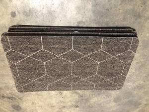 Honeycomb Brown 20 in. x 36 in. Anti-Fatigue and Anti-Microbial Utility Mat by MSI (11 Pieces)  Customer Returns See Pictures