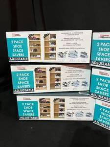 lot 71 image: 6 2-Pack Shoe Space Savers