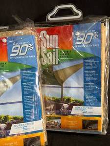 lot 135 image: Outdoor Sun Sails