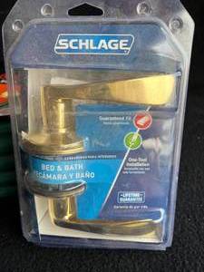 lot 142 image: Black & Decker Hose, Schlage Door Handle