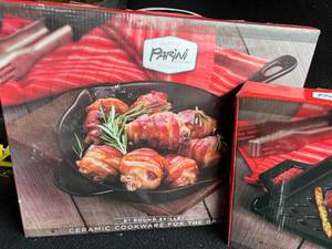 lot 145 image: Parini Ceramic Cookware for the Grill