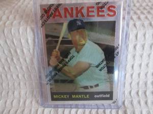 lot 21 image: 1996 Topps Finest Mickey Mantle Car...