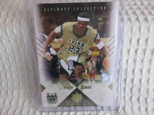 lot 46 image: 2010 Upper Deck Lebron James Card...