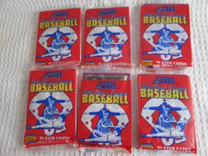 lot 51 image: 6 1988 Score Baseball Packs...