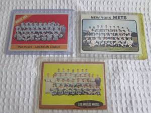 lot 54 image: 3 960s Topps Team Cards...