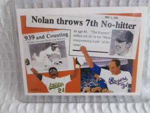 lot 75 image: 1991 Upper Deck SP2 Nolan Ryan  Ri...