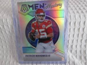 lot 78 image: 2021 Mosaic Patrick Mahomes Men of ...
