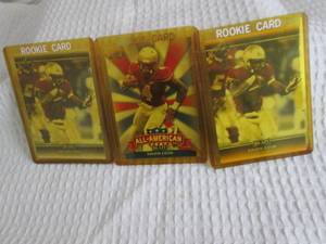 lot 79 image: 3 2017 Leaf Dalvin Cook Rookie Card...