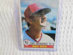 lot 91 image: 1979 Topps Carl Yastrzemski Card...