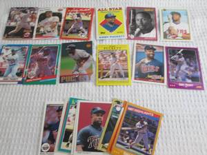 lot 92 image: Assorted Kirby Puckett Cards...
