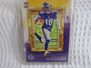 lot 94 image: 2020 Chronicles Justin Jefferson Gr...