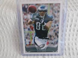 lot 95 image: 2013 Topps Zach Ertz Rookie Card...