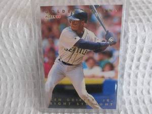 lot 112 image: 1994 Fleer Ken Griffey JR. Golden M...