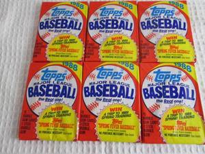lot 122 image: 1988 Topps Baseball Packs...