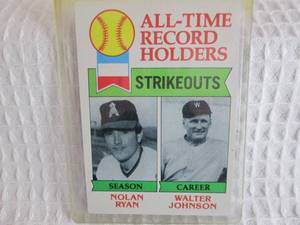 lot 126 image: 1979 Topps Nolan Ryan Strikeout Car...