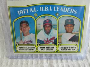 lot 127 image: 1972 Topps Harmon Killebrew, Robins...