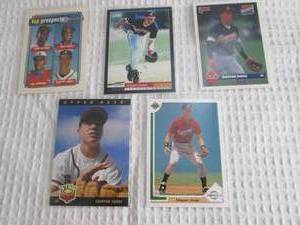 lot 133 image: 5 Chipper Jones Rookie Cards...
