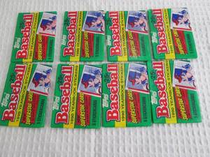 lot 148 image: 8 1990 Topps Yearbook Stickers Pack...
