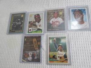 lot 159 image: Hank Aaron Cards...