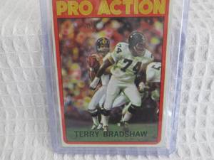 lot 160 image: 1972 Topps Terry Bradshaw Card...