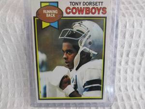 lot 166 image: 1979 Topps Tony Dorsett Card...