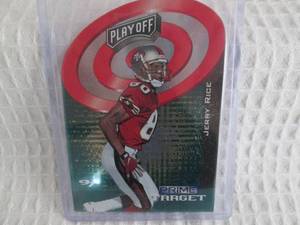 lot 176 image: 1997 Playoff Jerry Rice Prime Targe...