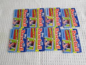 lot 180 image: 8 1989 Topps Yearbook Stickers Pack...