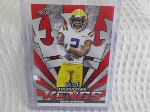 lot 187 image: 2020 Leaf Justin Jefferson Rookie C...