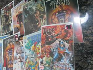 lot 198 image: 10 Thor Comics...