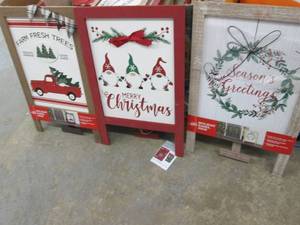 lot 344 image: 3 Easel Signs...